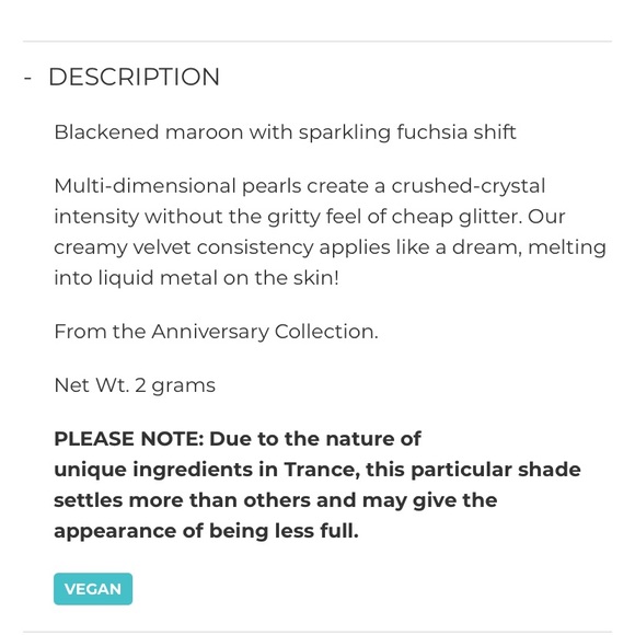 Sugarpill Loose Pigment Eyeshadow In Trance Duochrome BNIB - Picture 14 of 16